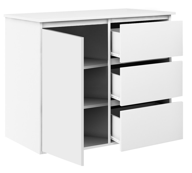 Komoda Megan 90 K2 Biała 90X45X75 Cm, 6571120