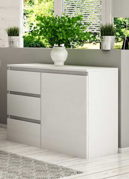Komoda Megan 90 K2 Biała 90X45X75 Cm, 6571122