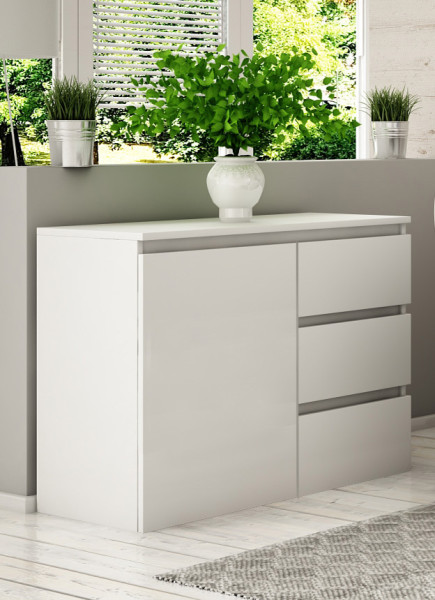 Komoda Megan 90 K2 Biała 90X45X75 Cm, 6571123