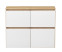 Komoda Megan 90 K4 Dąb Craft Złoty / Biały 90X45X75 Cm, 6575775