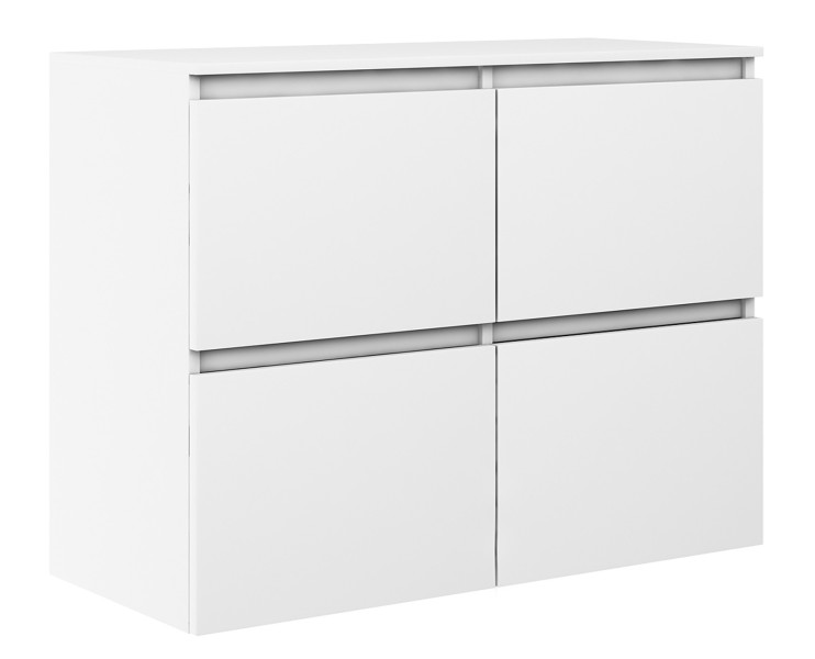 Komoda Megan 90 K4 Biała 90x45x75 cm