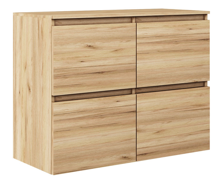 Komoda Megan 90 K4 Dąb Craft Złoty 90x45x75 cm