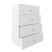 Komoda Klara 60 4S Biała/Z 60X43X90 Cm, 6577398