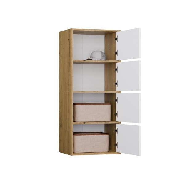 Komoda ALMA Front Biel Korpus Dąb Artisan, 6599742