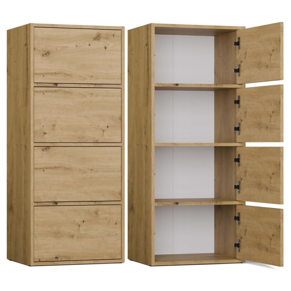 Komoda ALMA Artisan 4 Drzwi 4 Półki, 6599758