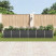 Donica Ogrodowa Stalowa Doniczka Podwyższona Antracyt 480x80x77 cm, 6608475