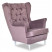 Inny kolor wybarwienia: Fotel Uszak liliowy lilaróż salon kosmetyczny