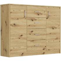 Produkt: Komoda 110cm 4 szuflady 2 drzwi szafka FRAMIRE U-1 artisan