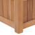 Donica Ogrodowa Podwyższona Doniczka Drewniana Brązowa 100x30x25 cm, 6677193