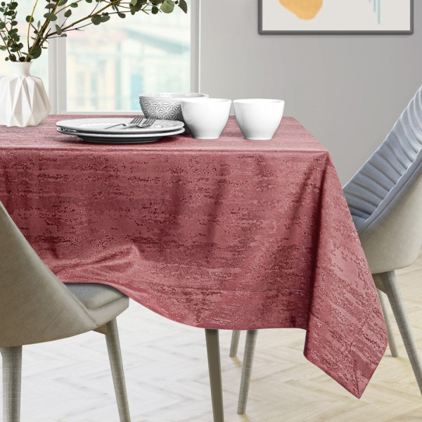 Obrus plamoodporny VESTA I 110x240 brudny róż AmeliaHome, 6694702