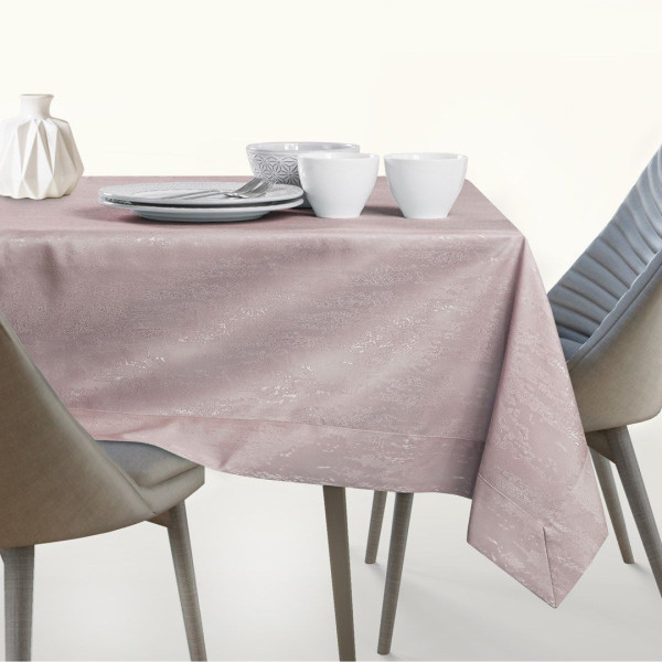Obrus Plamoodporny VESTA 160x400 różowy AmeliaHome, 6696464