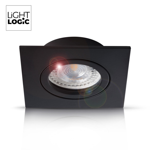 Pierścień oprawy punktowej LightLogic LL COSS DTL-B 30543 oczko spot, 6710853