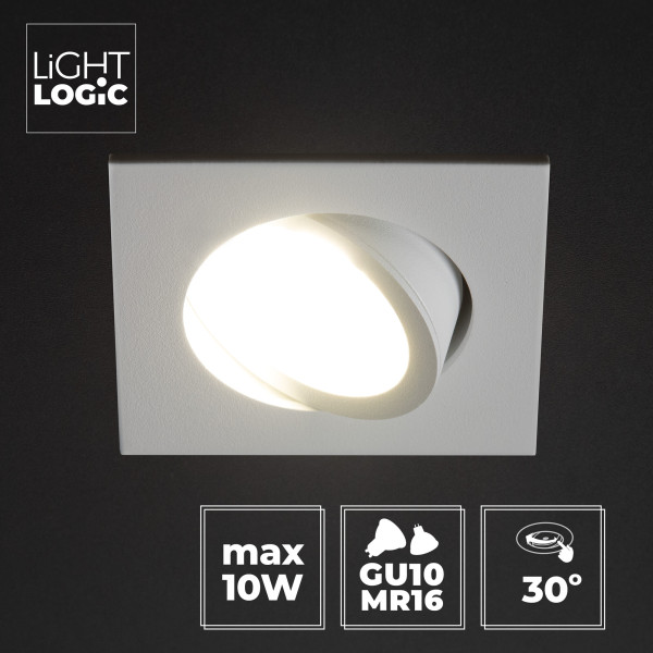 Pierścień oprawy punktowej LightLogic LL COSS DTL-W 30544 oczko spot, 6710892