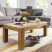 FineBuy Stolik Kawowy 110x60x40 cm Akacja Masyw Prostokątny, Rustykalny, 675518
