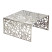 FineBuy Stolik Kawowy 60x60x31 cm Aluminium Srebrny Kwadratowy, 6755356