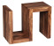 FineBuy Stolik Pomocniczy S Kostka 44x30x60 cm Lite Drewno Sheesham, 675689