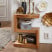 FineBuy Stolik Pomocniczy S Kostka 44x30x60 cm Lite Drewno Akacjowe, 675759