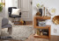 FineBuy Stolik Pomocniczy S Kostka 44x30x60 cm Lite Drewno Akacjowe, 675761