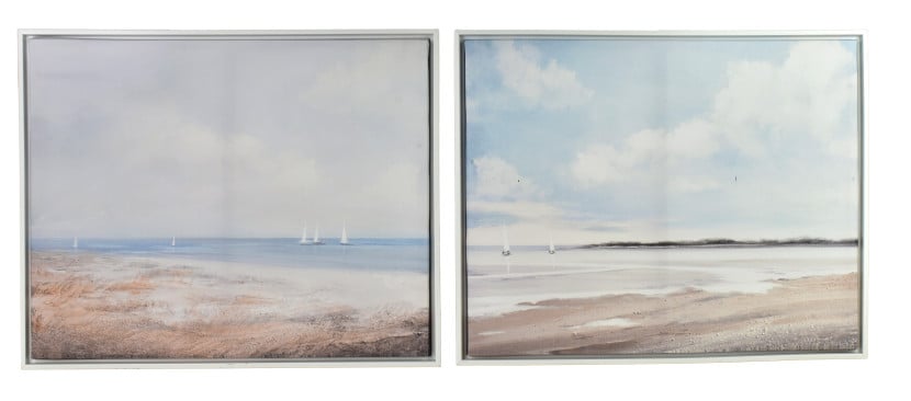INGA Komplet 2 obrazów 40x50cm morze, 6786311