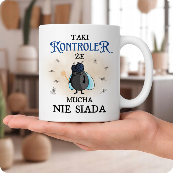 Kubek Dla Kontrolera na Prezent z Nadrukiem ze Zdjęciem 330 ml PoliDraw, 6789494