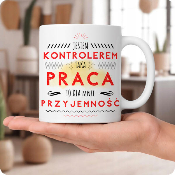 Kubek Dla Kontrolera na Prezent z Nadrukiem ze Zdjęciem 330 ml PoliDraw, 6793848