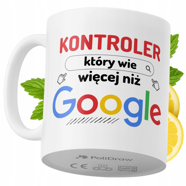 Kubek Dla Kontrolera na Prezent z Nadrukiem ze Zdjęciem 330 ml PoliDraw, 6794049