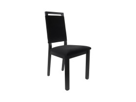 krzesło tapicerowane Kassel do jadalni czarne