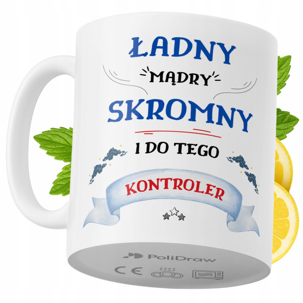 Kubek Dla Kontrolera na Prezent z Nadrukiem ze Zdjęciem 330 ml PoliDraw, 6795614
