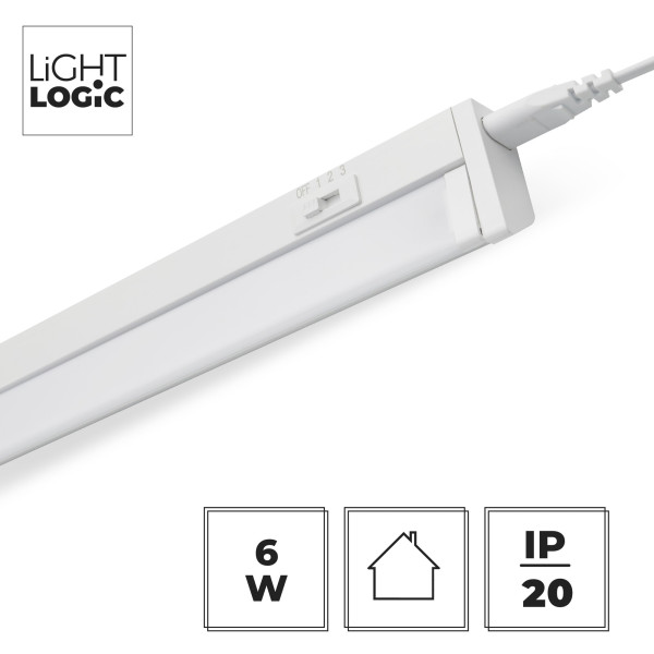 Oprawa podszafkowa LL RILAK LED CCT 6W 66689 LightLogic listwa biały zmian, 6799176