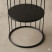Okrągły stolik kawowy z metalu, z półką RODA, 52 cm, 6808347