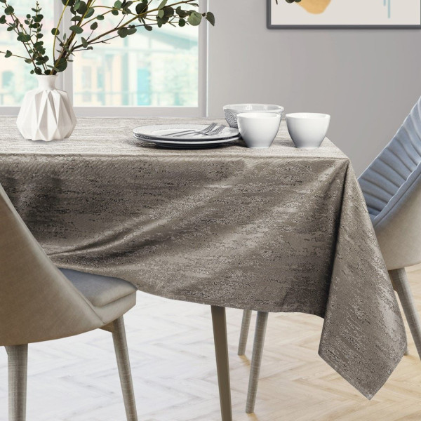 Obrus Plamoodporny VESTA 110x140 Owal Cappuccino AmeliaHome, 6810322