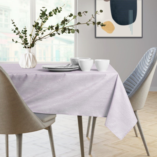 Obrus Plamoodporny VESTA 130x180 Owal Lila AmeliaHome, 6813215