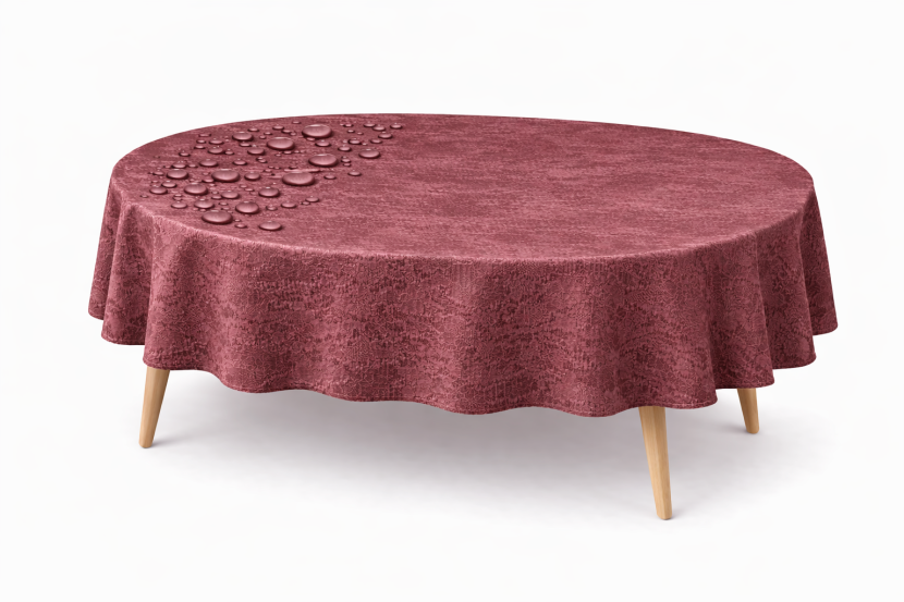 Obrus plamoodporny VESTA 150x260  owal brudny róż AmeliaHome, 6813892