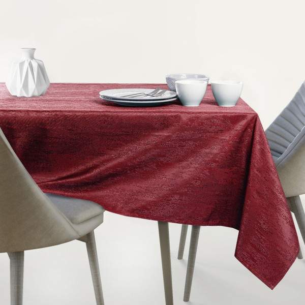 Obrus Plamoodporny VESTA 110x200 Owal bordowy AmeliaHome, 6815216