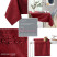 Obrus Plamoodporny  VESTA 110x200 Owal bordowy AmeliaHome, 6815222