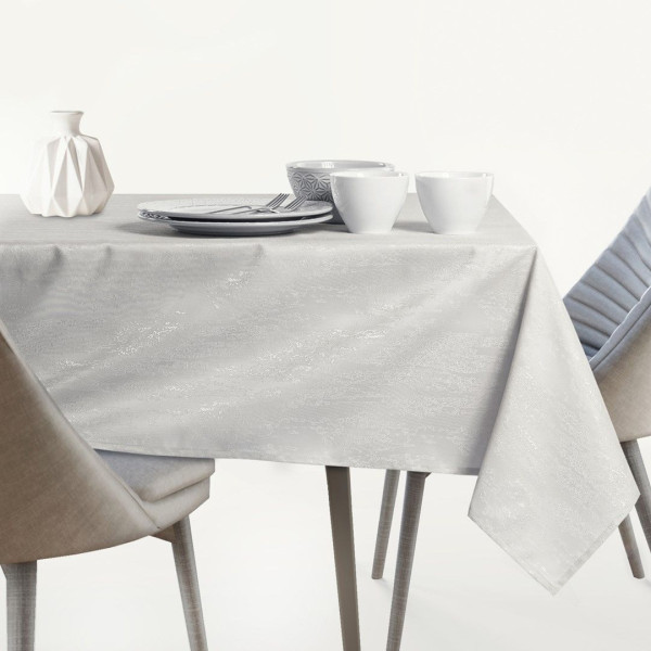 Obrus Plamoodporny VESTA 160x200 Owal Kremowy AmeliaHome, 6815303