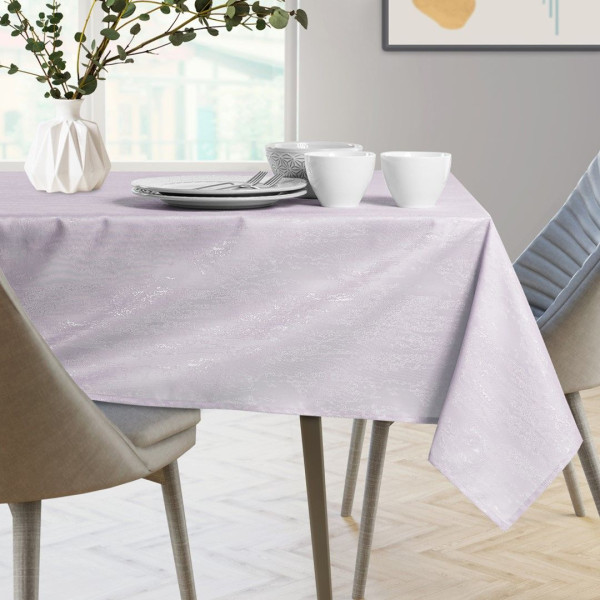 Obrus Plamoodporny VESTA 140x240 Owal Lila AmeliaHome, 6816122