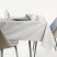 Obrus Plamoodporny VESTA 160x300 Owal Kremowy AmeliaHome, 6816973
