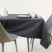 Obrus Plamoodporny  VESTA 150x220 Owal C. Szary AmeliaHome, 6818044