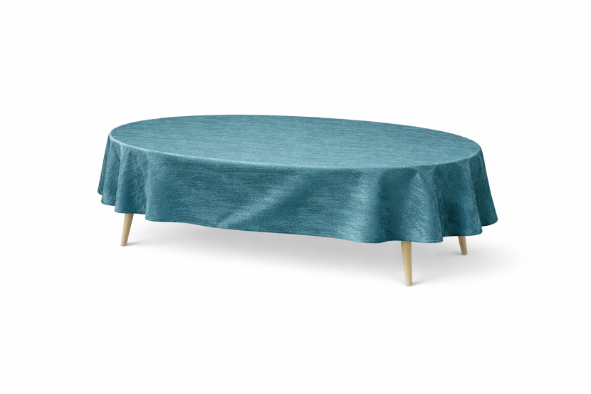 Obrus Plamoodporny VESTA 110x160 Owal Morski AmeliaHome, 6818070
