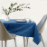 Obrus Plamoodporny  VESTA 150x300 Owal Indygo AmeliaHome, 6820022