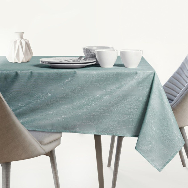 Obrus Plamoodporny VESTA 140x500 Owal Miętowy AmeliaHome, 6821115