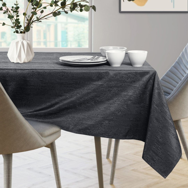 Obrus Plamoodporny VESTA 150x150 Okrągły C. Szary AmeliaHome, 6822028