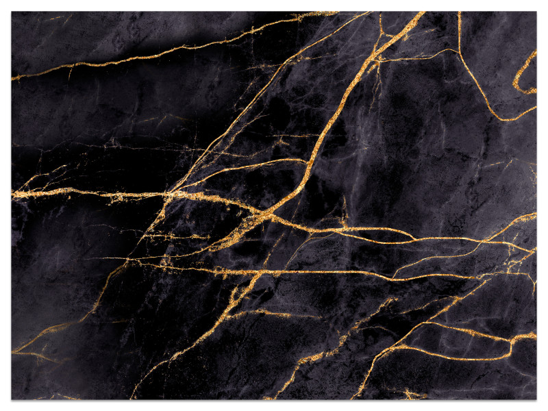 Fototapeta Czarny Marmur do Salonu i Sypialni 500x350cm Glamour, 6822079