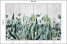 Fototapeta Liście Eukaliptusa na Betonie do Salonu i Sypialni 200x140cm, 6827091