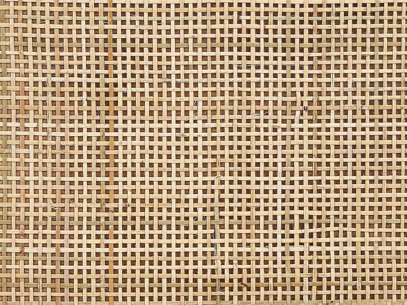 Komoda z 6 szufladami rattan plecionka boho, 684277