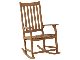 Fotel bujany jasne drewno akacjowe