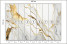 Fototapeta Biały Marmur Glamour do Salonu i Sypialni 450x315cm, 6870531