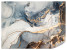Fototapeta Niebieski Abstrakcyjny Marmur do Salonu i Sypialni 350x256cm, 6870618