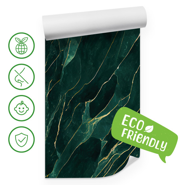 Fototapeta Zielony Marmur do Salonu i Sypialni 350x256cm, 6874438